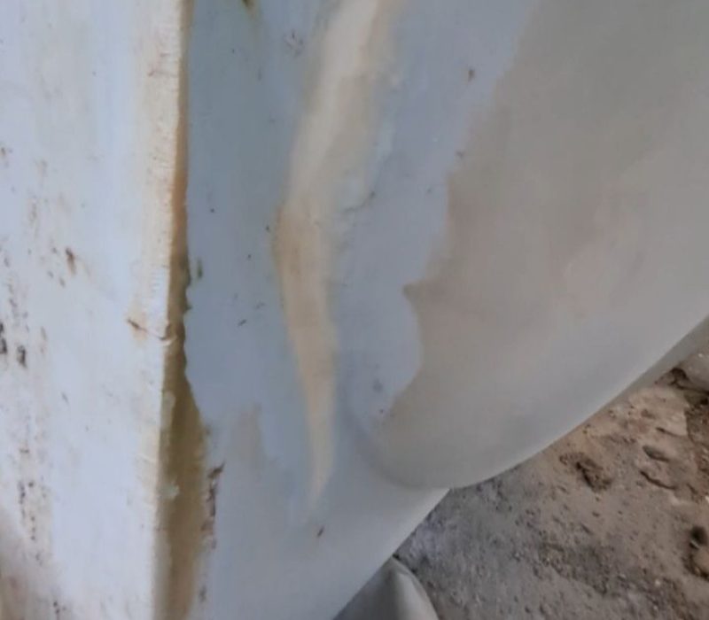 تعمیر و جوش تانکر آب پلاستیکی